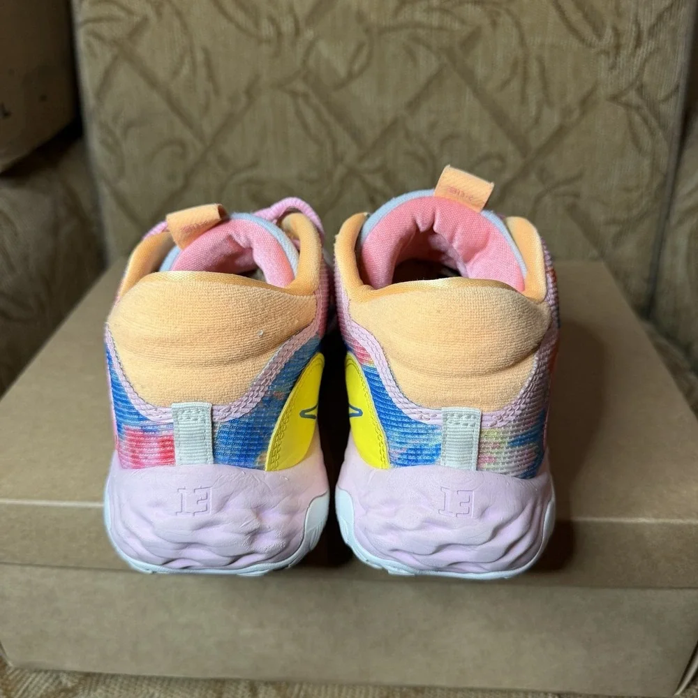 Size 8 Nike PG 6 Painted Swoosh Paul George PINK BLUE Natasha‎ DO9824-100